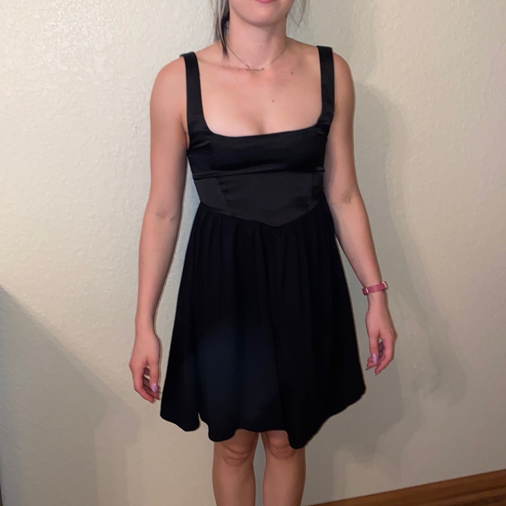 ZARA black mini dress size medium